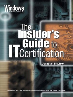 The Insider's Guide to IT Certification - ebook
